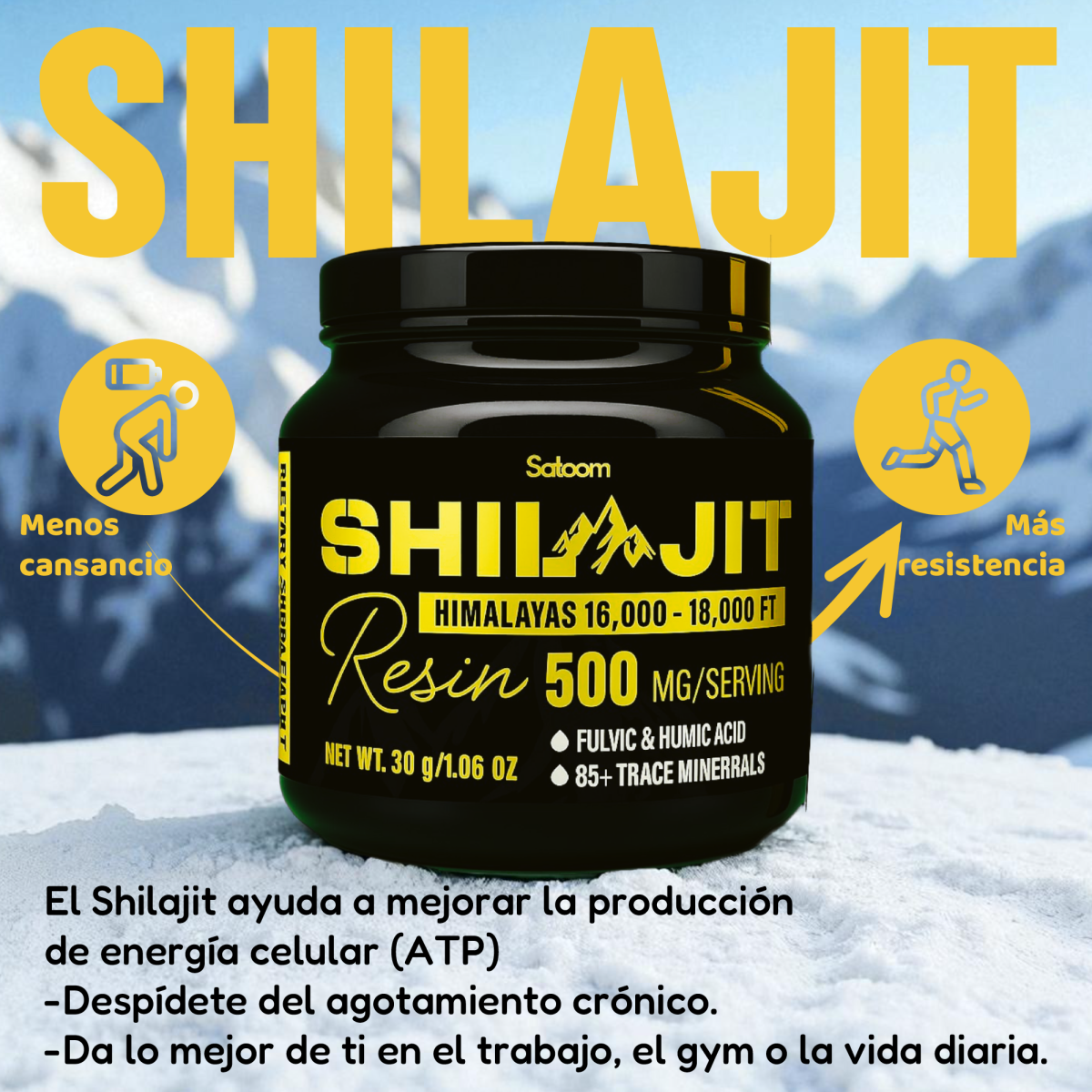 SHILAJIT- EL SUPLEMENTO QUE POTENCIA TU VIDA