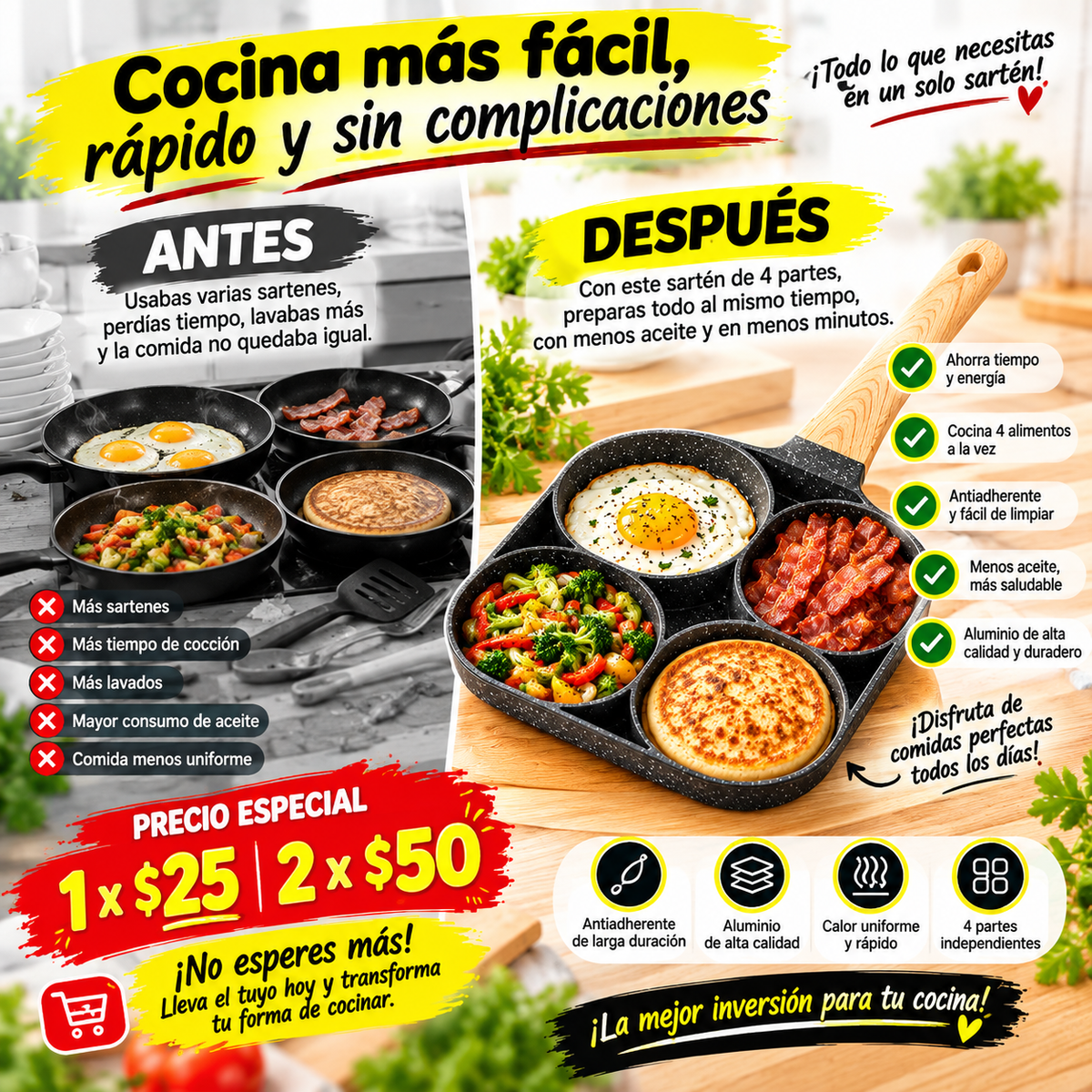 Sartén Antiadherente 🍳