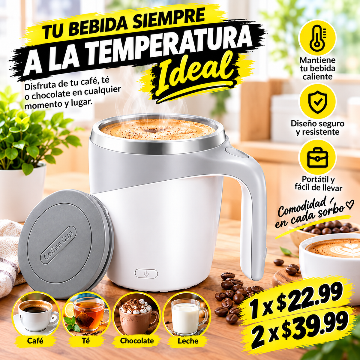 TAZA MEZCLADORA 🍵