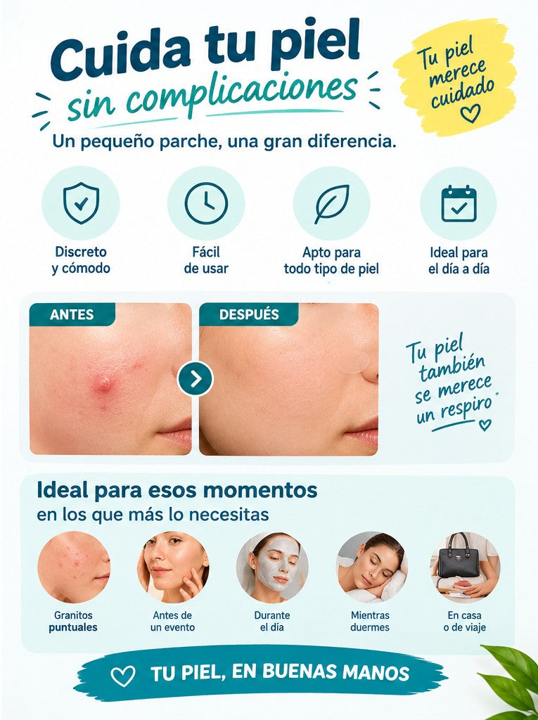 Parches Hidrocoloides para Acné